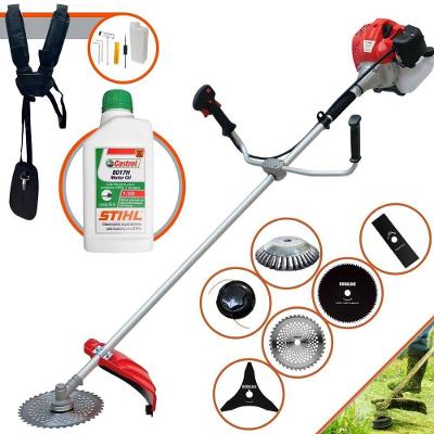 Roçadeira Cg430p + Faca 2p 3p 40d 80d + Escova + Óleo Stihl