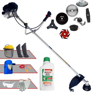 Roçadeira 8 Em 1 Rt43lb-25a à Gasolina + Epi + óleo Stihl 2t