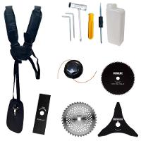 Roçadeira Profissional Anmax Cg430p 2hp 5 Em 1 + Óleo Stihl - 8