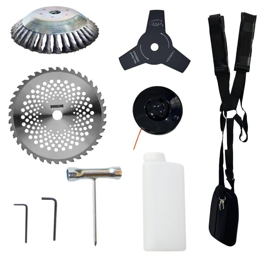 Roçadeira Rt43lb25a 43cc C- Carretel, Faca 3p E 40d + Escova - 6