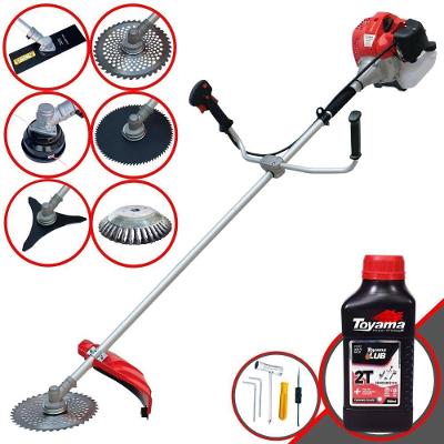 Roçadeira à Gasolina Cg430p Anmax 43cc 6 Em 1 + Óleo Toyama