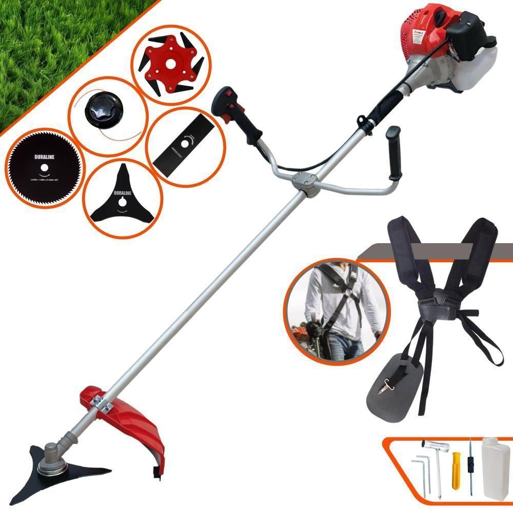 Roçadeira 43cc Cg430-p Com Facas 2p, 3p, 6p, 80d + Carretel - 1