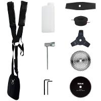 Roçadeira Rt43lb-25a 43cc + óleo Toyama + 4 Lâminas De Corte - 7