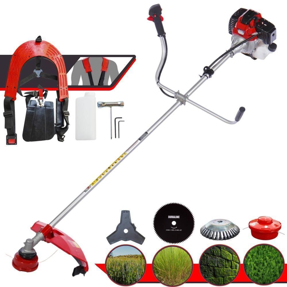 Roçadeira Robusta Toyama Rt52l 52cc + Faca 80d E Escova - 1