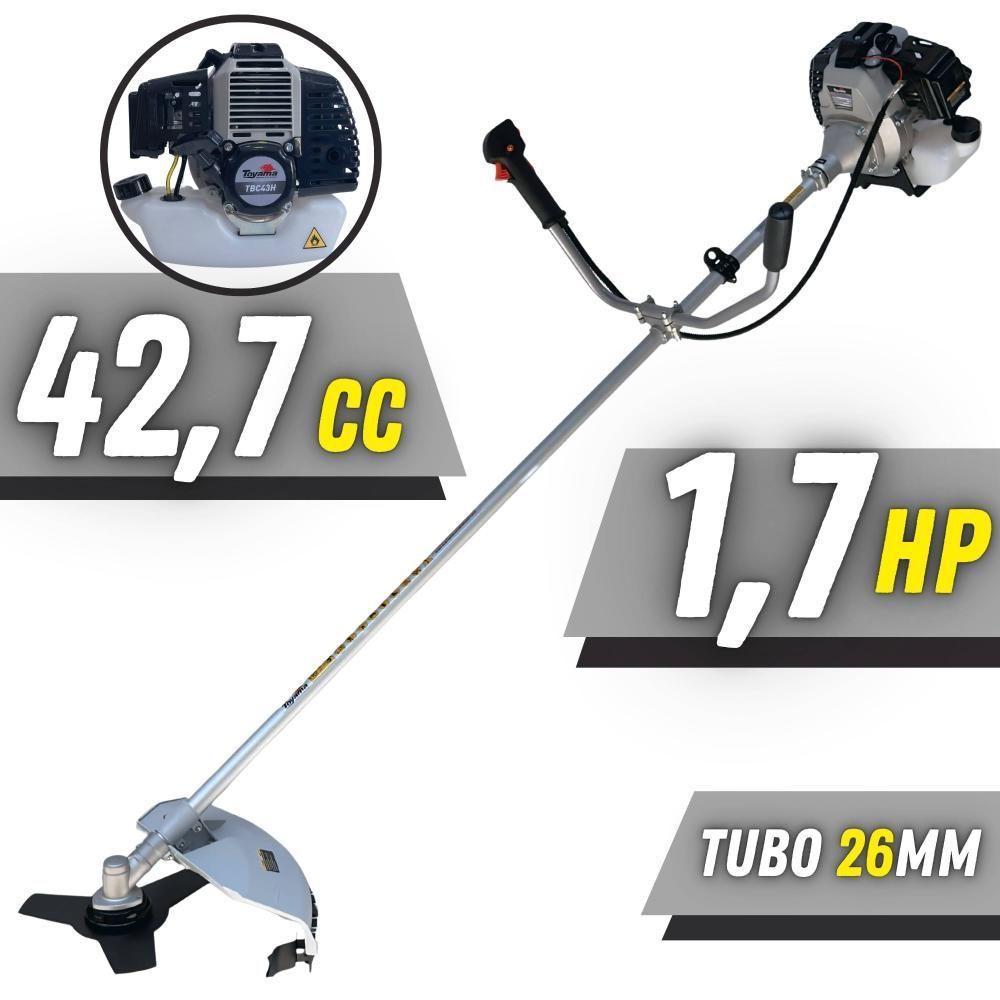 Roçadeira Robusta 8 Em 1 Toyama Tbc43h 1,7hp À Gasolina 2t - 2