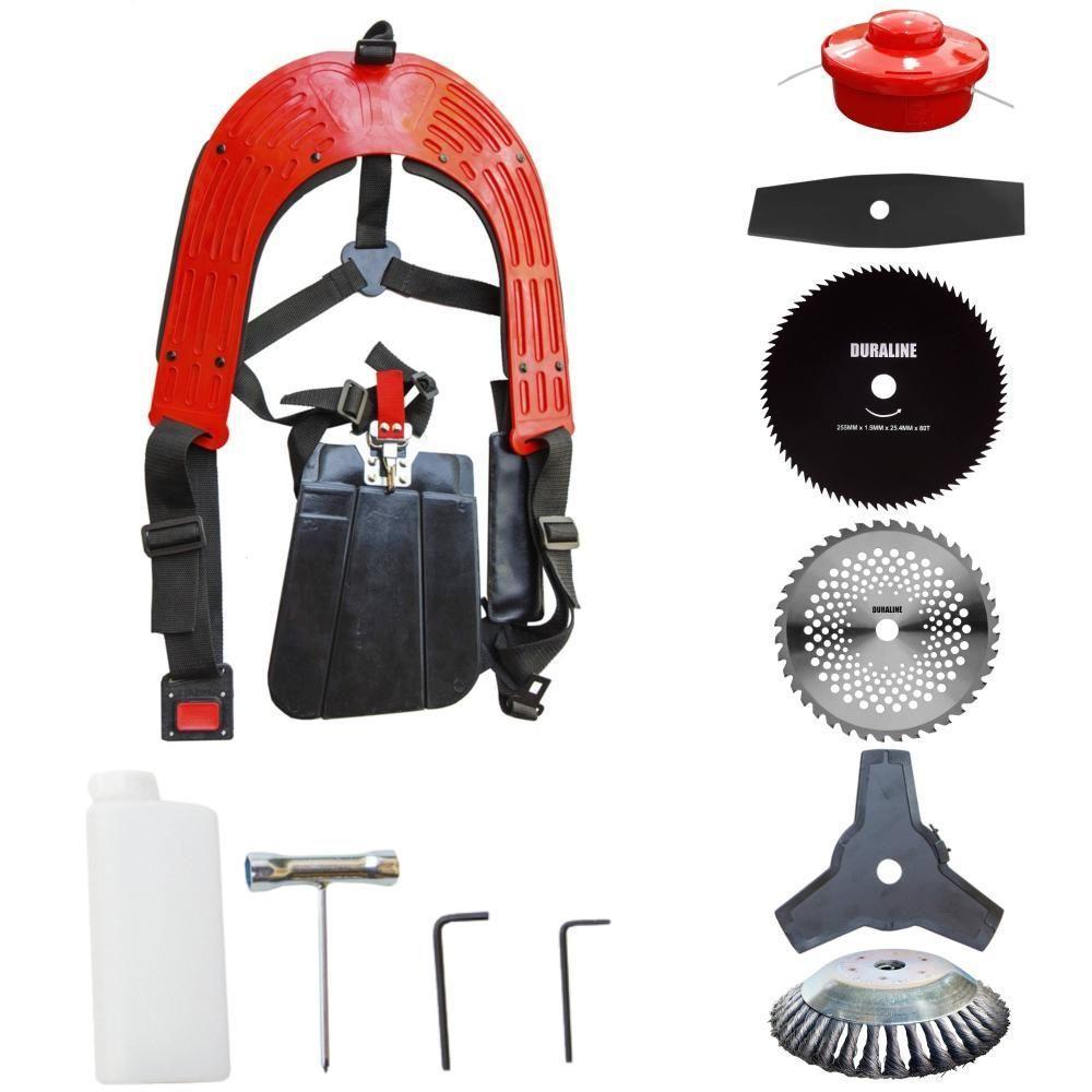 Roçadeira Rt43l + Faca 2p 3p 40d 80d + Escova + óleo Stihl - 7