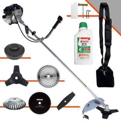 Roçadeira Tbc43h + Faca 2p 3p 40d 80d + Escova + Óleo Stihl