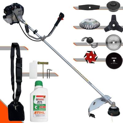 Roçadeira 8 Em 1 Toyama Tbc43h 43cc 1,7hp + Óleo Stihl 8017