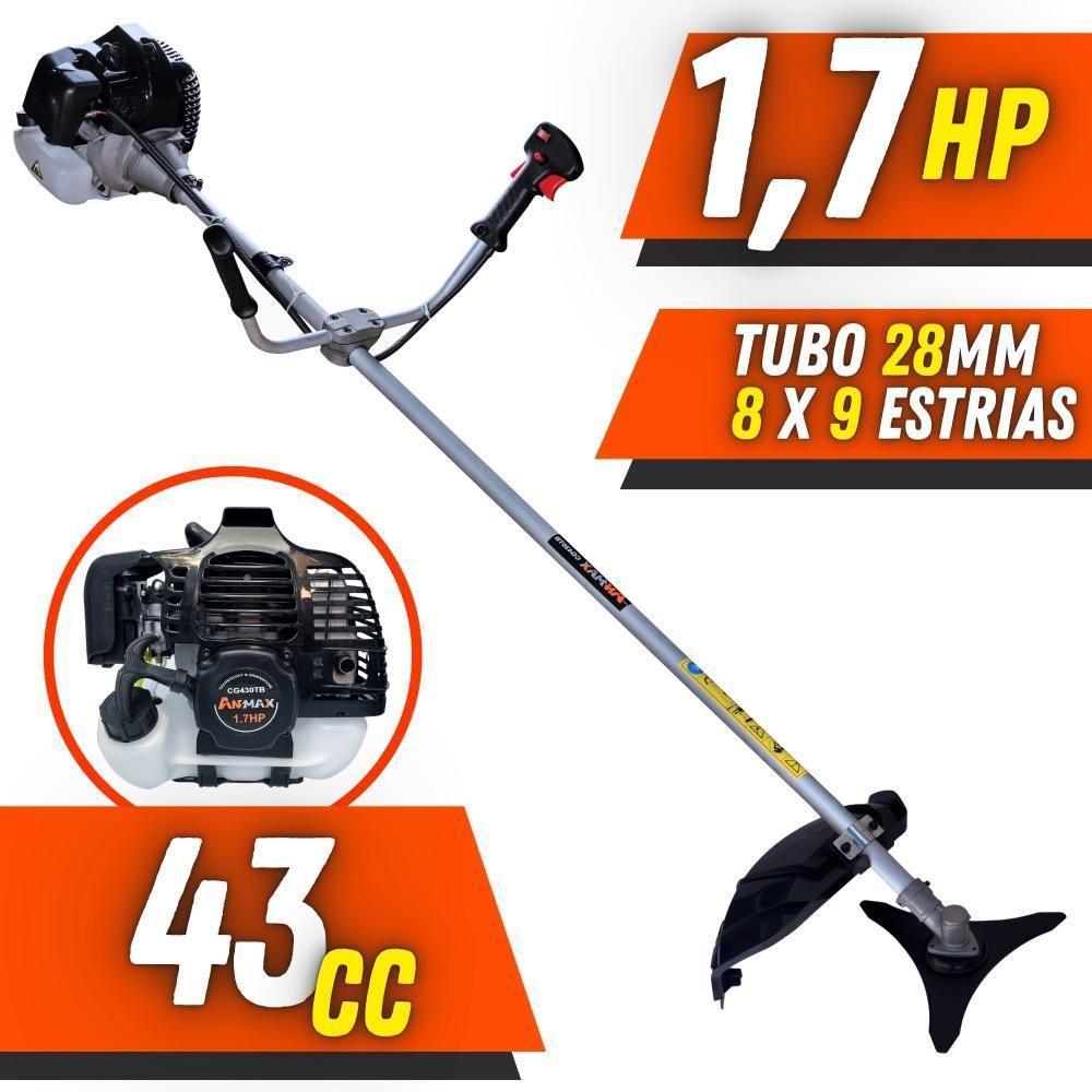 Roçadeira Anmax Cg430b 2t 43cc 1,7hp Com 3 Opções De Corte - 2
