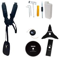 Roçadeira Profissional Anmax Cg520p-tb 52cc + Faca 3p E 80d - 3