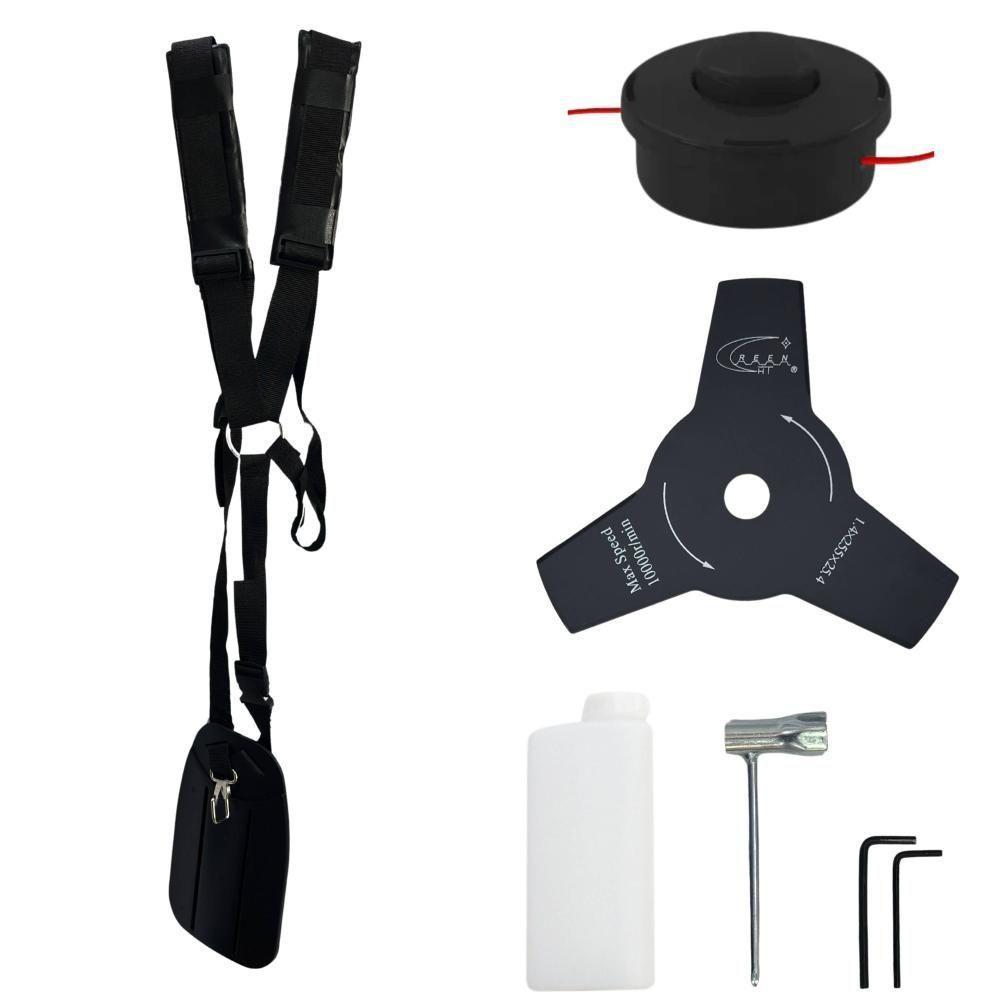 Roçadeira Toyama Rt43lb25a 43cc Com Carretel + Faca 3 Pontas - 6