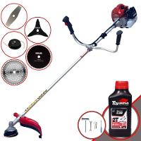 Roçadeira 8 Em 1 Kawashima Bcj521l 52cc + Óleo Toyama 2t - 1