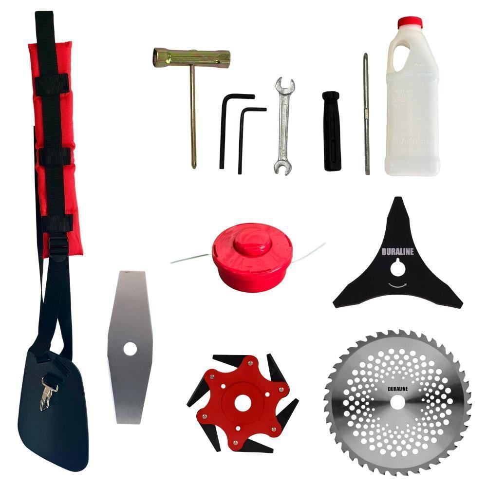 Roçadeira Lateral Kawashima Bcj620l Com Carretel + 4 Lâminas - 7