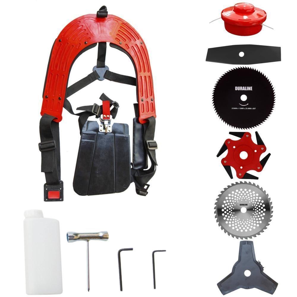 Roçadeira Toyama Rt43l 43cc 1,7hp + Faca 2p 3p 6p 40d E 80d - 6