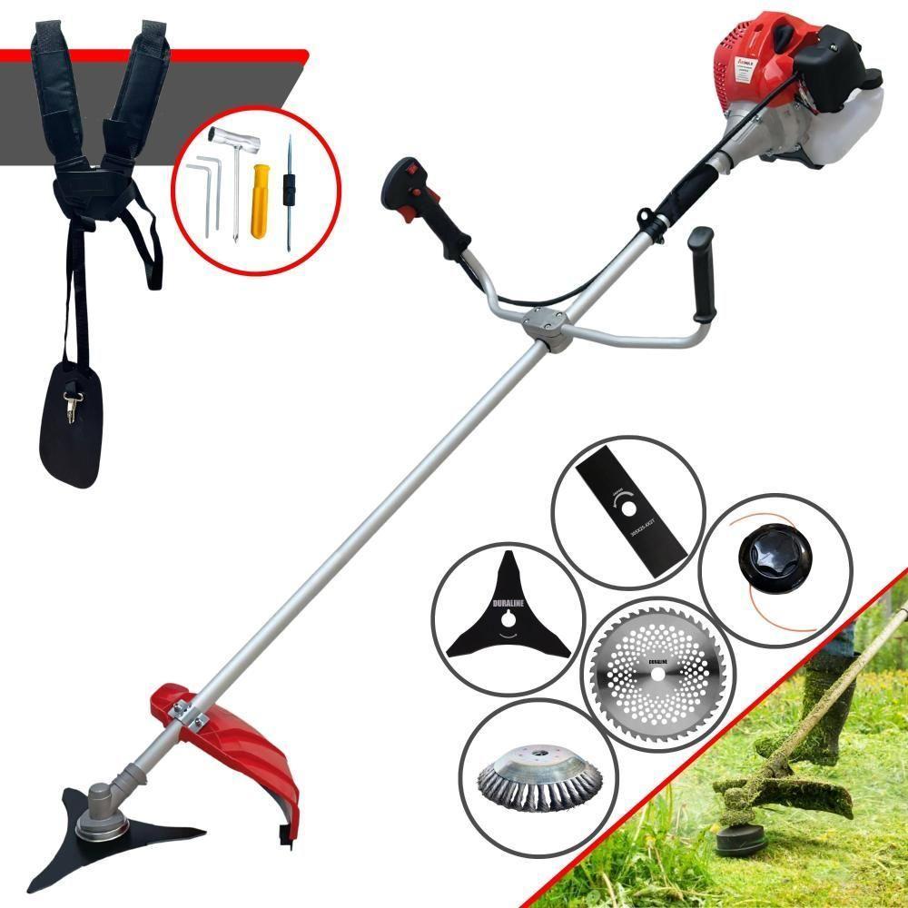 Roçadeira Anmax Cg430p-tb + Escova De Aço + Faca 3p E 40d - 1