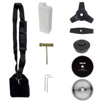 Roçadeira Tbc43h Toyama Carretel + 4 Lâminas + Óleo Stihl 2t - 8