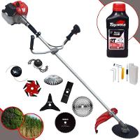 Roçadeira 8 Em 1 Anmax Cg430p 2hp à Gasolina + Óleo Toyama - 1