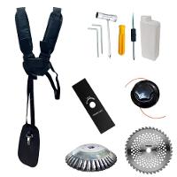 Roçadeira Anmax Cg430p 2hp 43cc + Faca 40d + Escova De Aço - 7