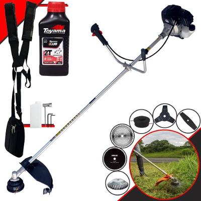 Roçadeira Rt43lb-25a Toyama 1,7hp 43cc 6 Em 1 + óleo Toyama