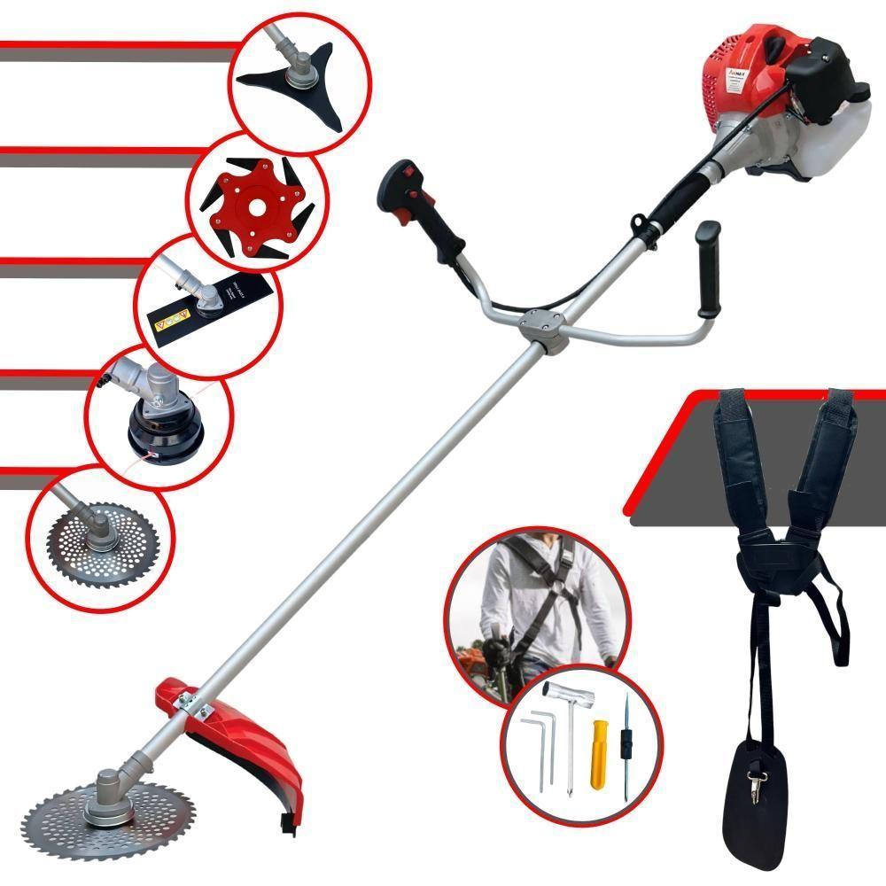 Roçadeira Anmax Cg430p à Gasolina 43cc C- 5 Opções De Cortes - 1