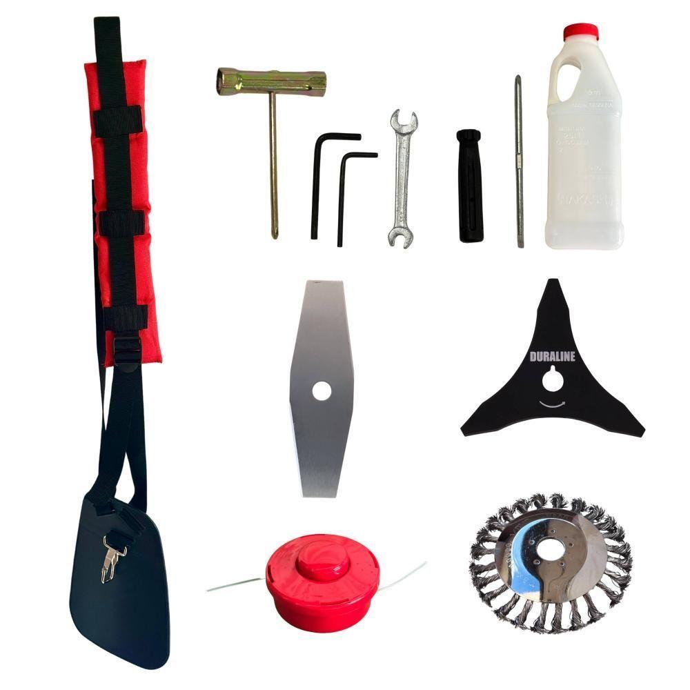 Roçadeira Lateral Kawashima Bcj620-l 62cc + Faca 3p E Escova - 7