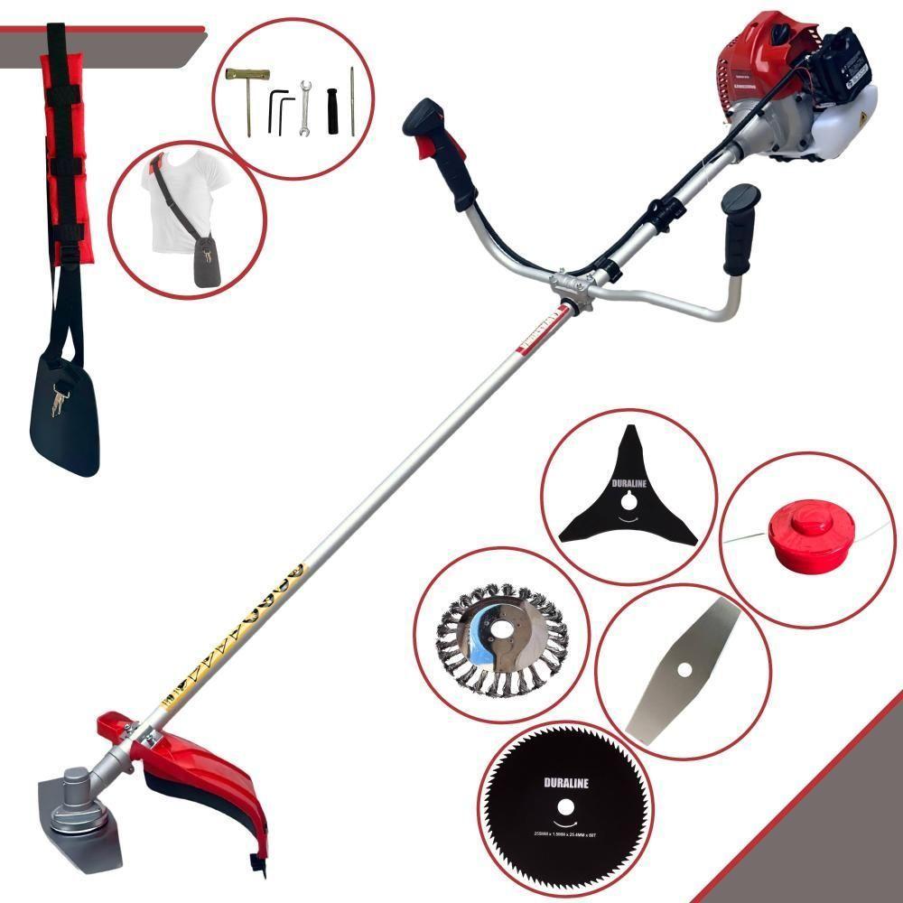 Roçadeira Kawashima Bcj620l 62cc 3hp Com 5 Opções De Cortes - 1