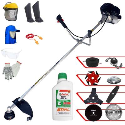 Roçadeira Lateral Rt43lb25a + 6 Facas + Epi + óleo Stihl 2t