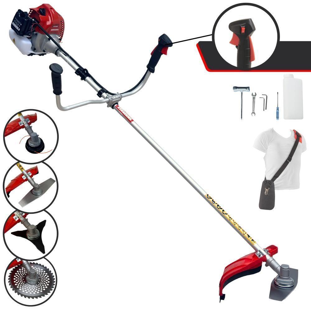 Roçadeira Bcj521l 52cc 2,5hp Com Carretel + Faca 2p 3p E 40d - 1