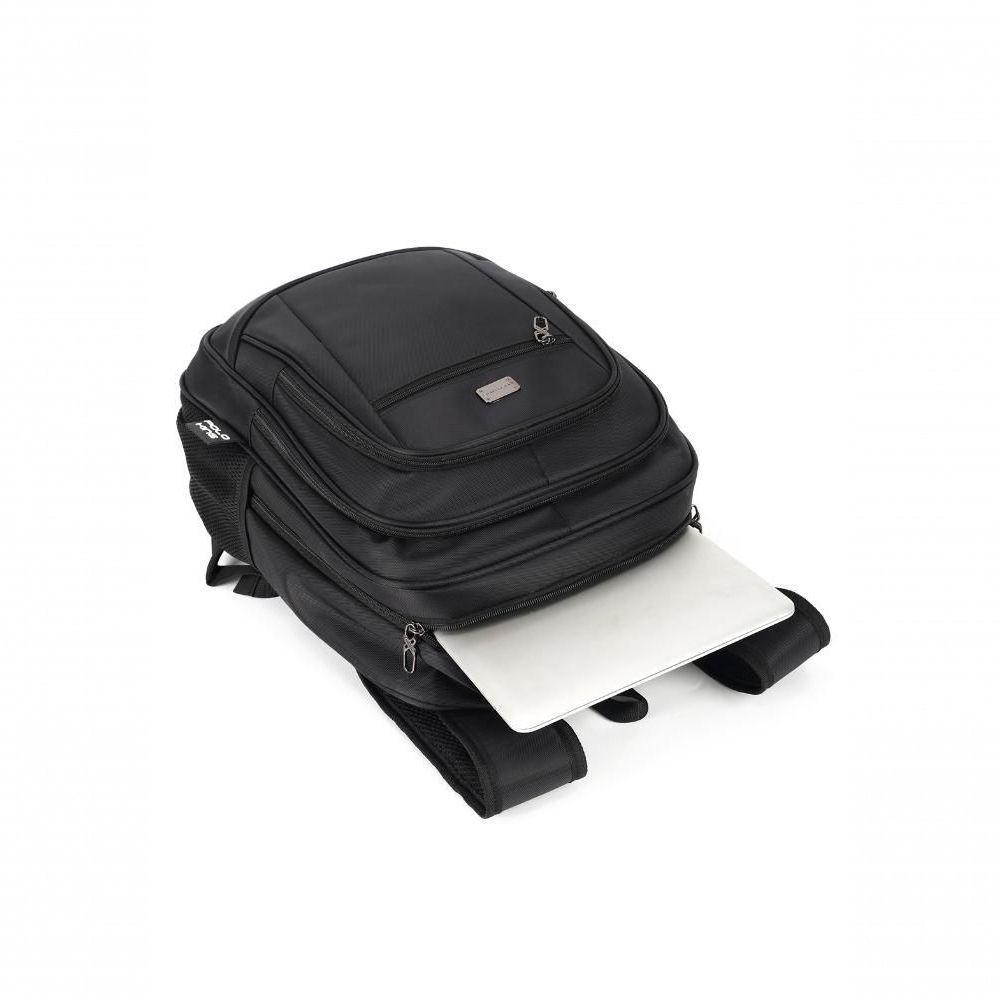 Mochila Laptop Masculino Preto - Unico Preto - 6