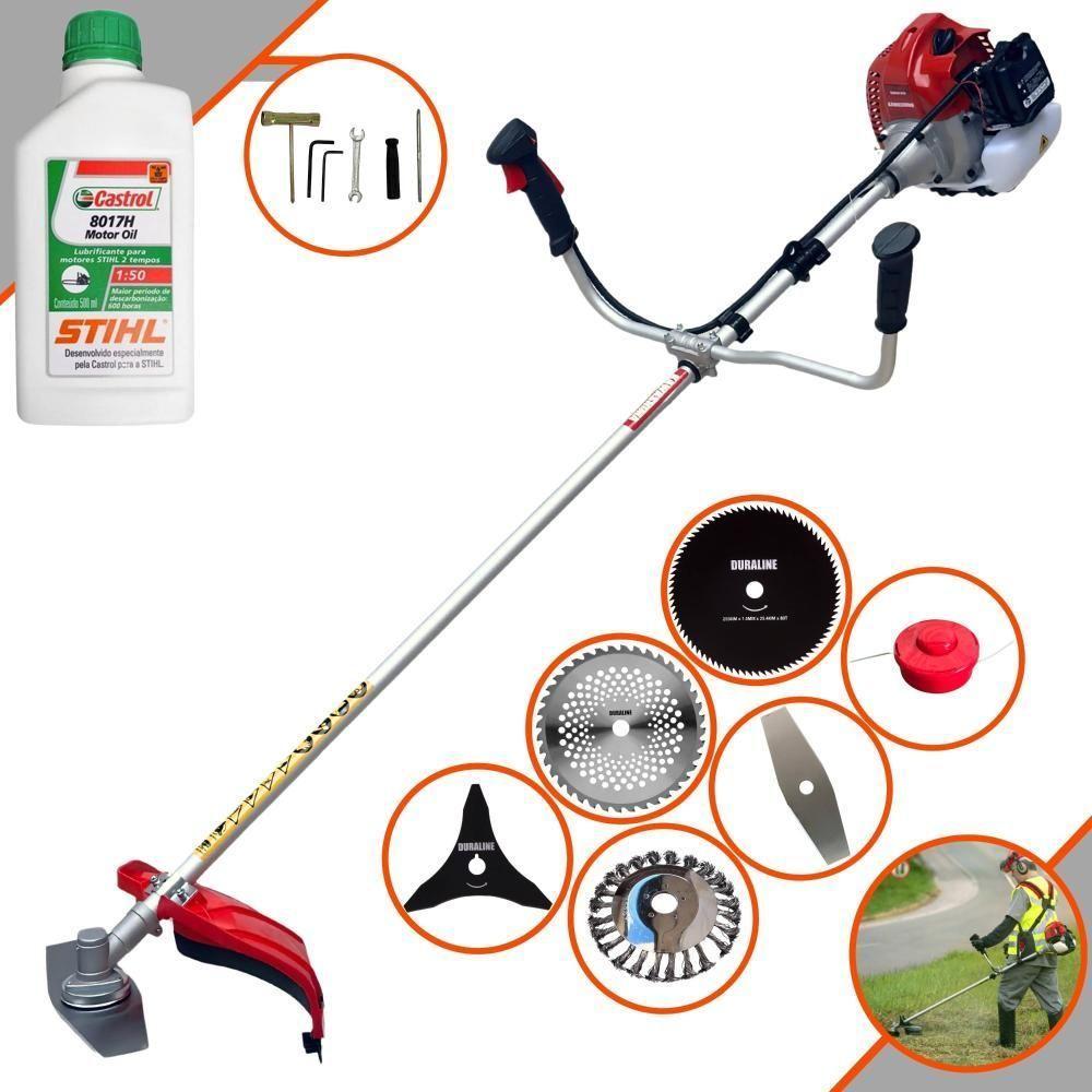 Roçadeira Bcj620 Kawashima + 6 Opções De Cortes + Óleo Stihl - 1
