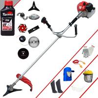 Roçadeira Cg430p Anmax + Facas + Escova + Epi + Óleo Toyama - 1