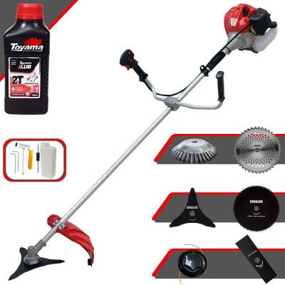 Roçadeira Cg430p + Faca 2p 3p 40d 80d + Escova + Óleo Toyama