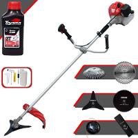 Roçadeira Cg430p + Faca 2p 3p 40d 80d + Escova + Óleo Toyama - 1