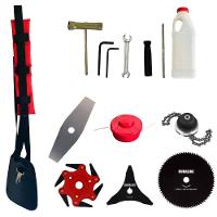 Roçadeira Kawashima Bcj620l 3hp + Faca 3p 6p 80d E Trimmer - 7