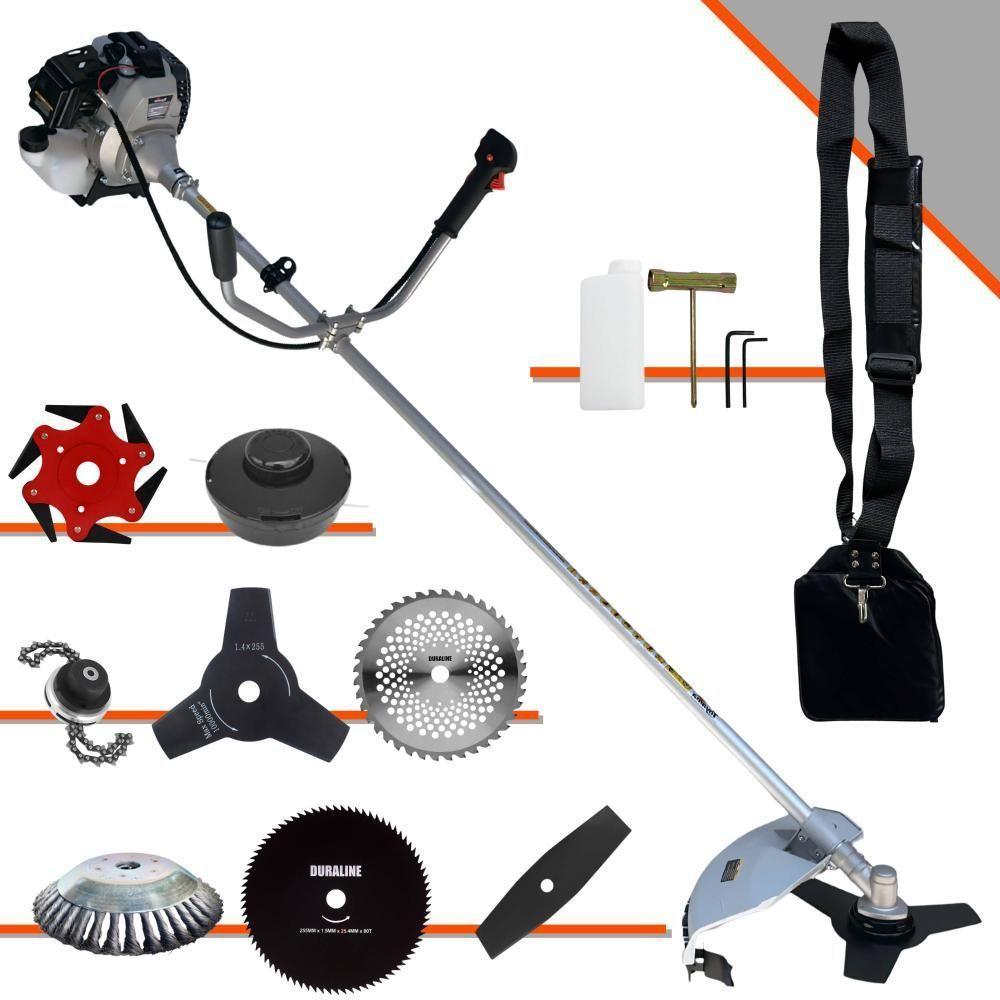 Roçadeira Toyama Tbc43-h 1,7hp + 5 Facas + Trimmer + Escova - 1