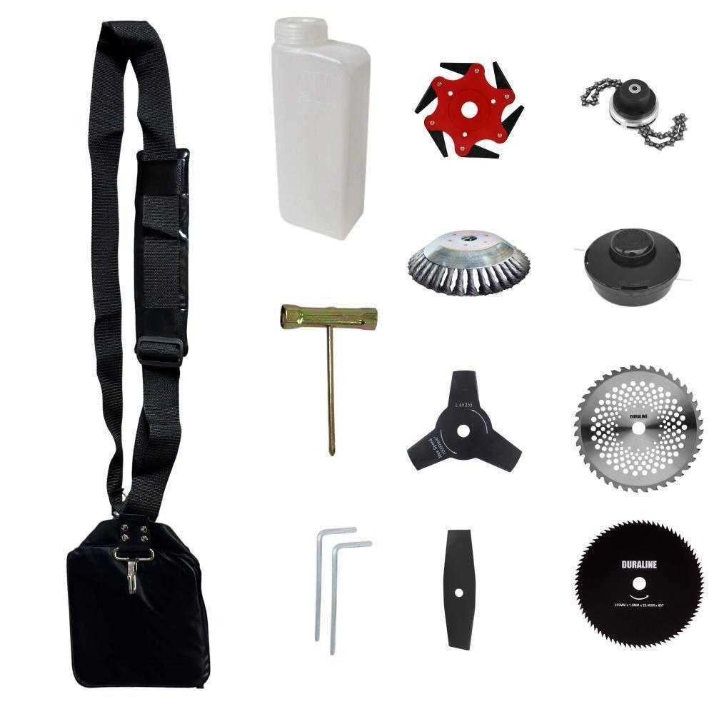 Roçadeira Toyama Tbc43-h 1,7hp + 5 Facas + Trimmer + Escova - 7