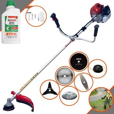 Roçadeira Bcj431 Kawashima + Óleo Stihl + 6 Opções De Cortes