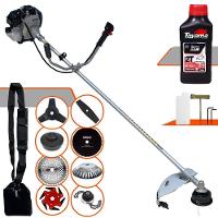 Roçadeira Tbc43h 43cc + 6 Facas + Escova + Óleo Toyama 2t - 1