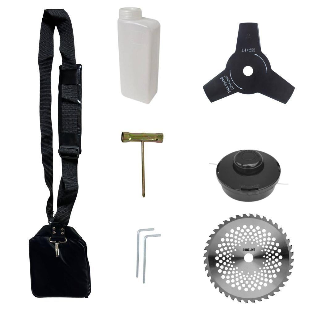 Roçadeira à Gasolina 2t Toyama Tbc43h + Faca 40 Dentes Vídea - 7