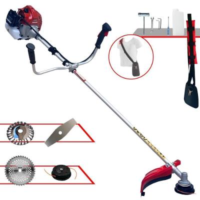 Roçadeira Kawashima Bcj521l + Faca 40 Dentes + Escova De Aço