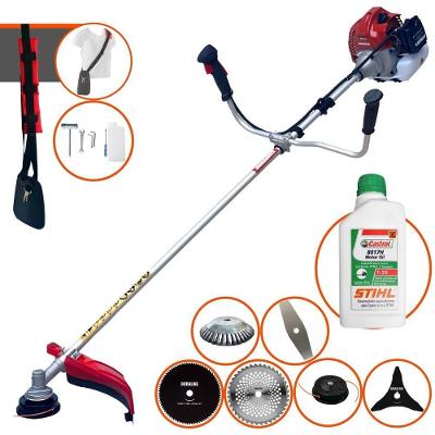 Roçadeira Bcj431 Kawashima + 6 Opções De Cortes + Óleo Stihl