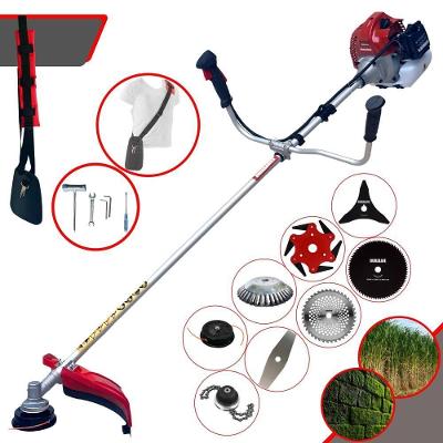 Roçadeira Kawashima Bcj431l 2t + 5 Facas + Trimmer + Escova