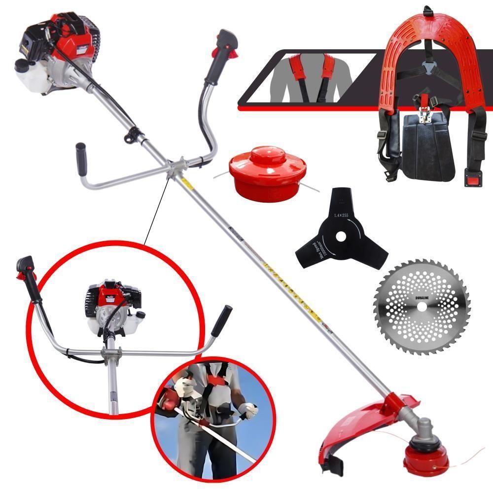 Roçadeira Toyama Rt52l 52cc 2hp 2t + Faca 40 Dentes Vídea - 1