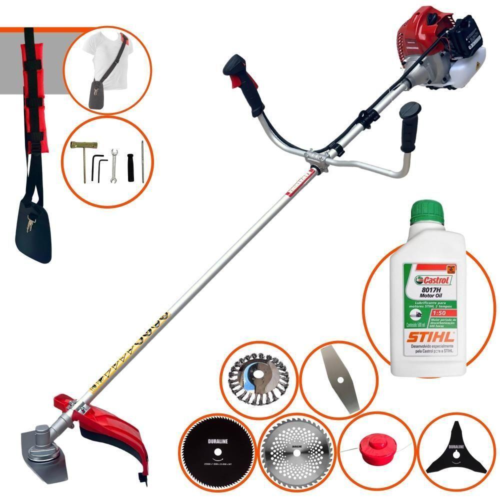 Roçadeira Bcj620 Kawashima + Óleo Stihl + 6 Opções De Cortes - 1