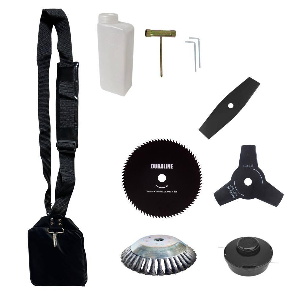 Roçadeira Toyama Tbc43-h 43cc 2t + Facas 2p 80d E Escova - 7