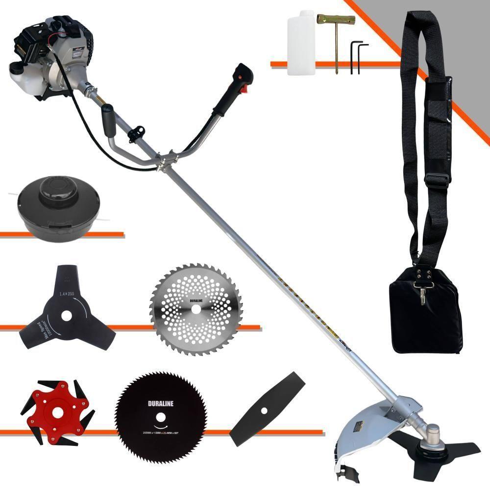 Roçadeira Toyama Tbc43h 43cc 1,7hp + Faca 2p 3p 6p 40d E 80d - 1