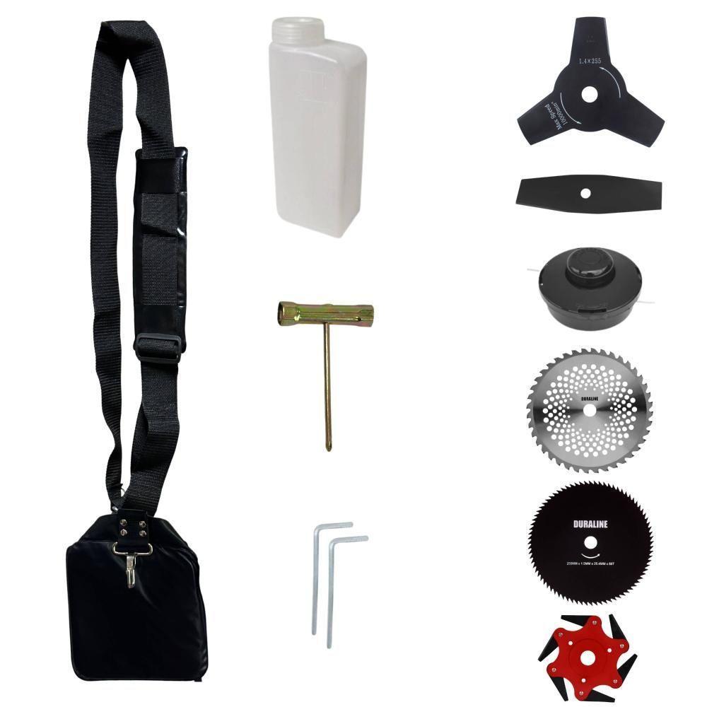 Roçadeira Toyama Tbc43h 43cc 1,7hp + Faca 2p 3p 6p 40d E 80d - 7