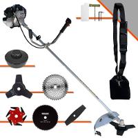 Roçadeira Toyama Tbc43h 43cc 1,7hp + Faca 2p 3p 6p 40d E 80d - 1