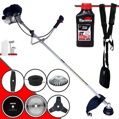 Roçadeira Lateral Toyama + óleo Toyama + 6 Opções De Cortes