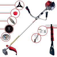 Roçadeira Kawashima Bcj620l 62cc + Facas 3p 80d E Escova - 1